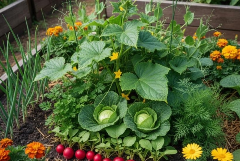 Огурцы не любят одиночества: какие растения-соседи превратят обычную грядку в оазис урожая