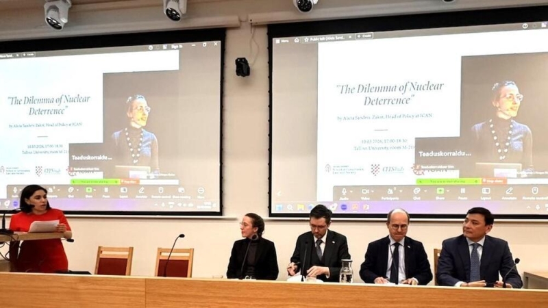 Kazakhstan's Experience in Nuclear Disarmament Discussed at Tallinn University