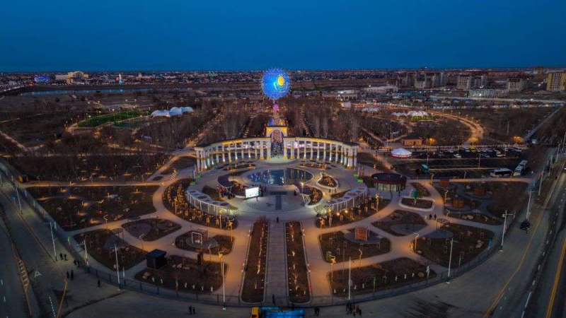 Парк превратился в современную зону отдыха